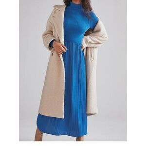 Anthropologie Royal Blue Thea Dress, Like New SP